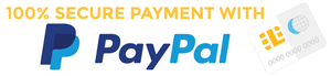 Pagamento 100% seguro com Paypal Pagamento seguro por PayPal