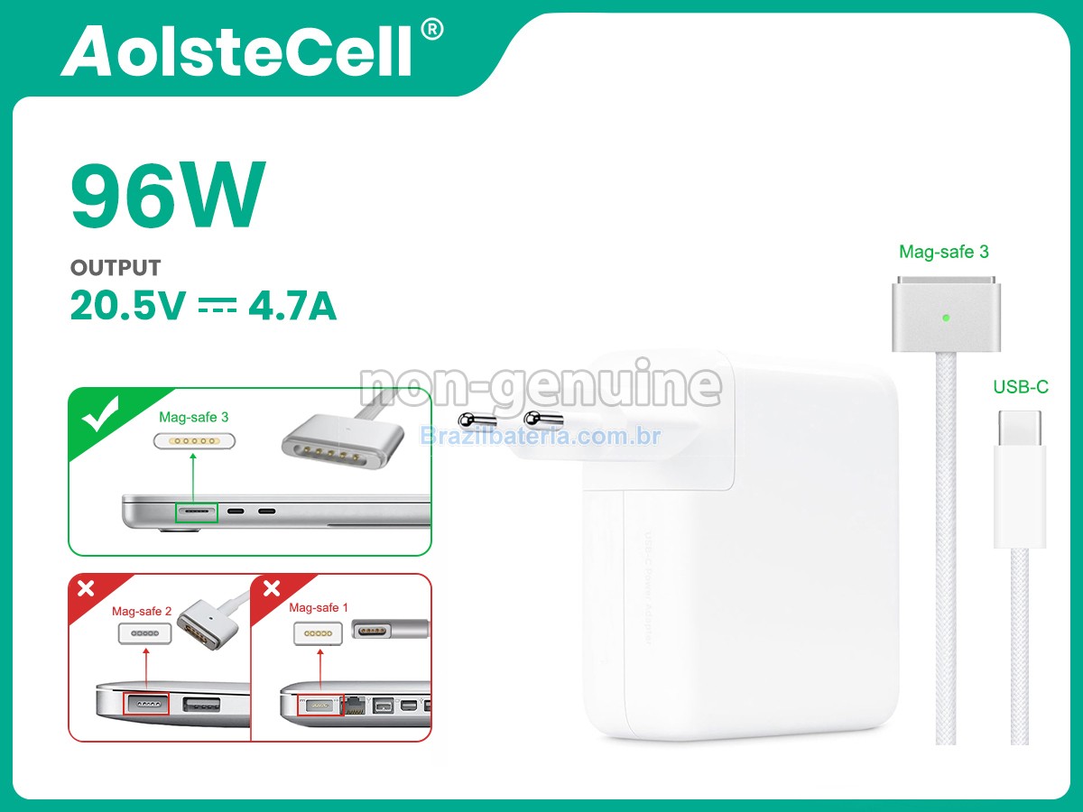 Adaptador de energia para Apple A2992 EMC 8407