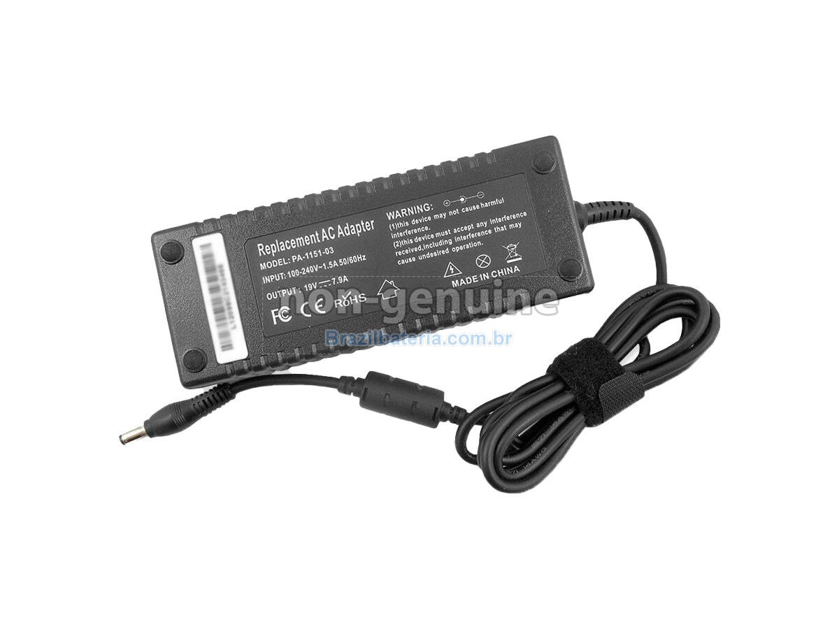 Adaptador de energia para Razer 150W 19V 7.9A 5.5*2.5MM