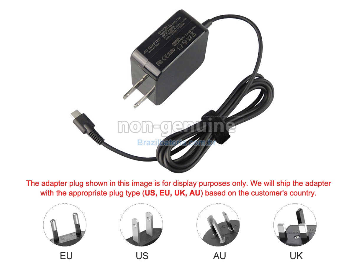 Adaptador de energia para XiaoMi 20V 2.5A 45W USB-C