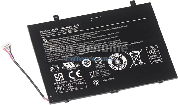 Bateria para Acer SWITCH Pro 11 SW5-111P-18K0 Bateria para Acer SWITCH Pro 11 SW5-111P-18K0