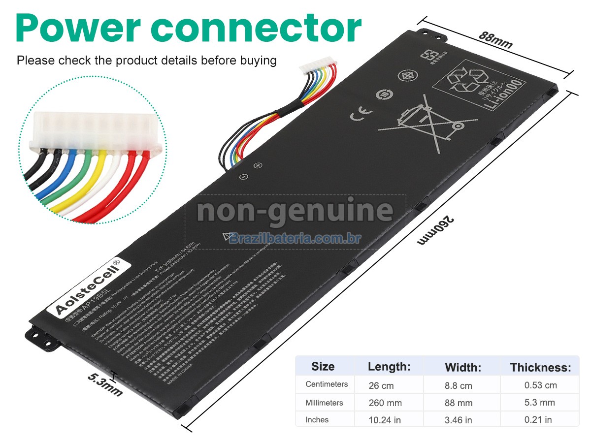 Bateria para Acer Aspire 3 A315-58-39XJ