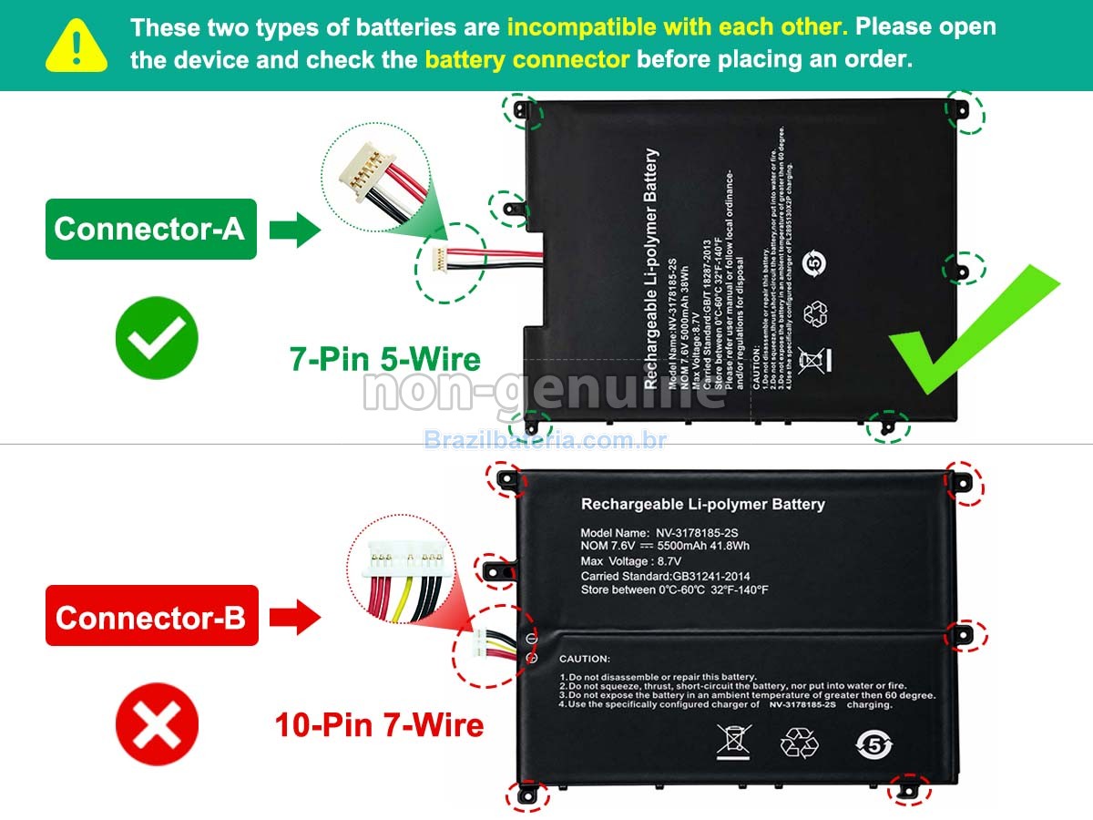 Bateria para Gateway 34160201P