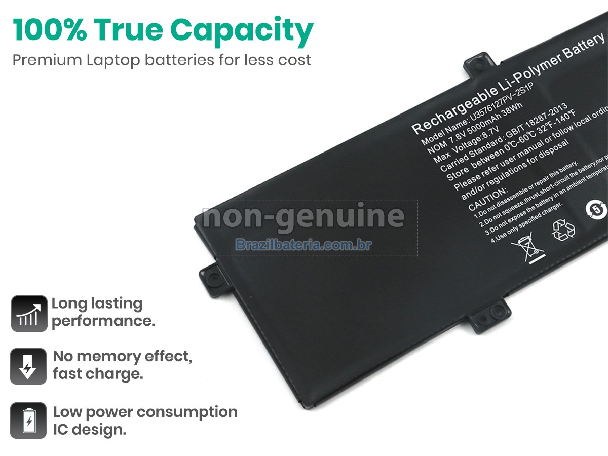 Bateria para Gateway U3576127PV-2S1P