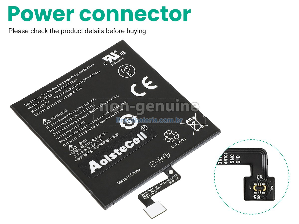 Bateria para Amazon PAPERWHITE 4 WI-FI