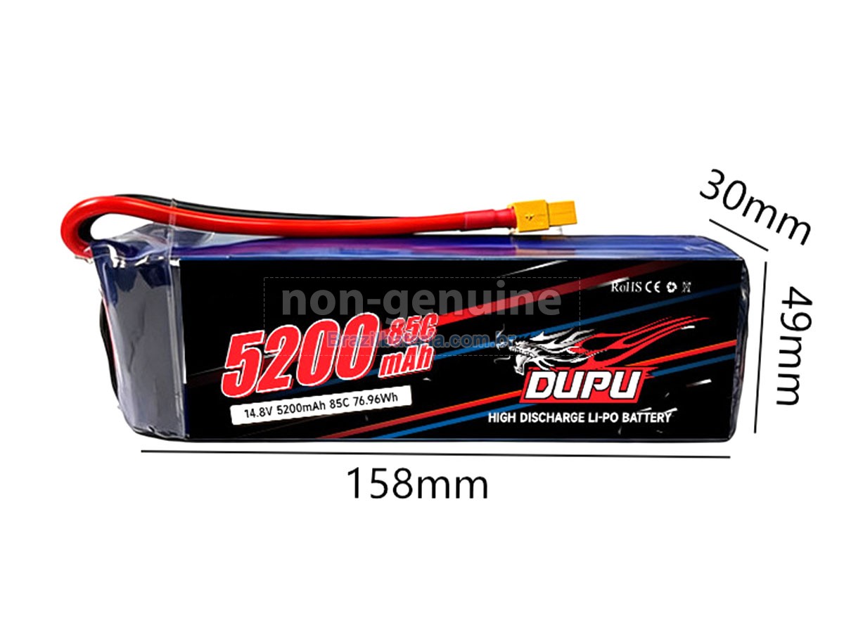 Bateria para AolsteCell 14.8V 4S 5200MAH 85C XT60
