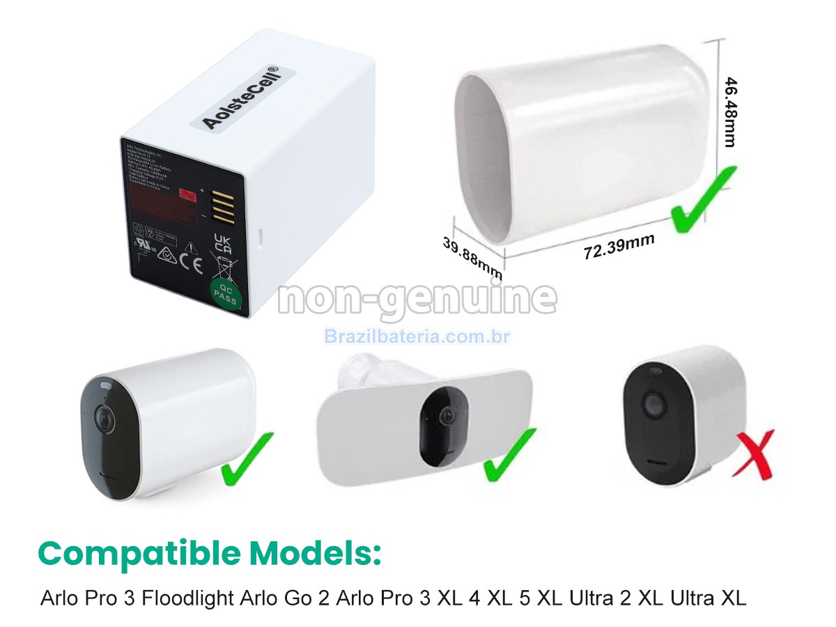 Bateria para Arlo A-7A