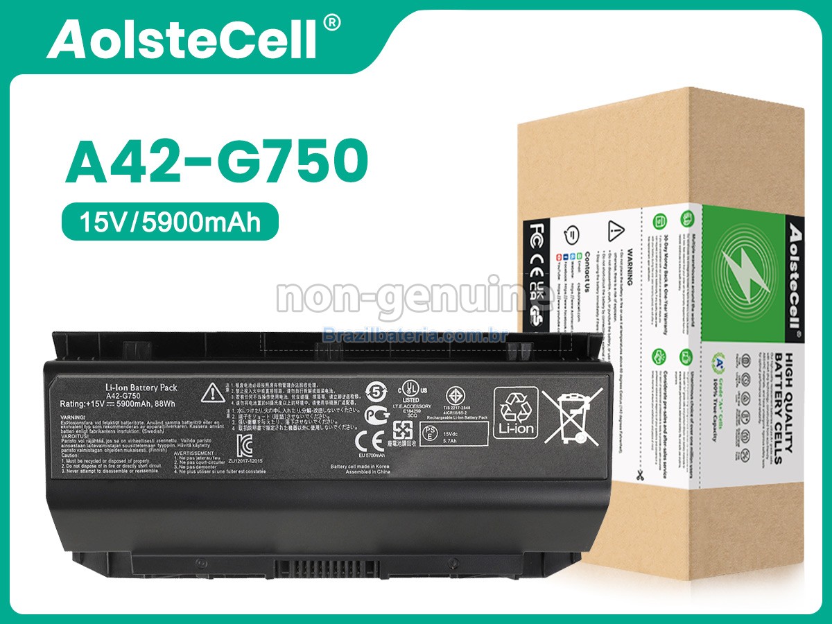 Bateria para Asus G750JH