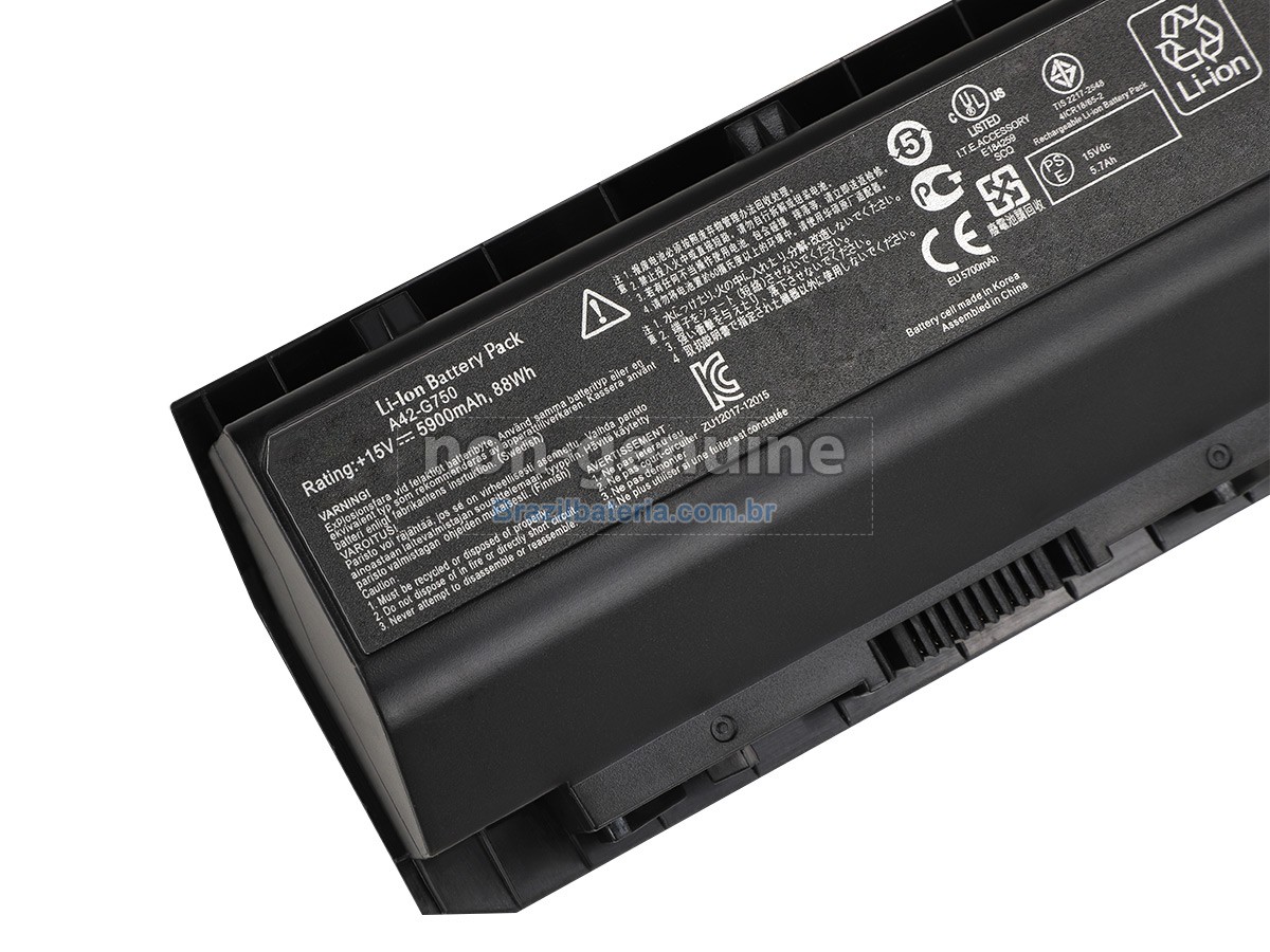 Bateria para Asus G750JH