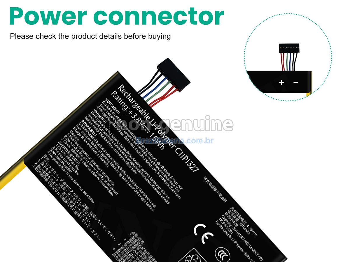 Bateria para Asus FE170