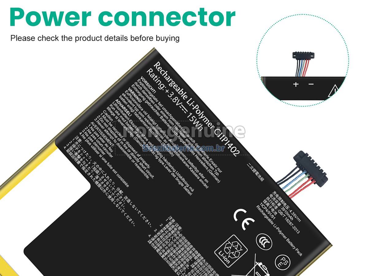 Bateria para Asus C11P1402