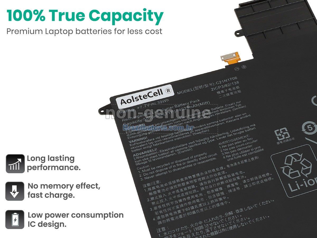 Bateria para Asus C21N1706