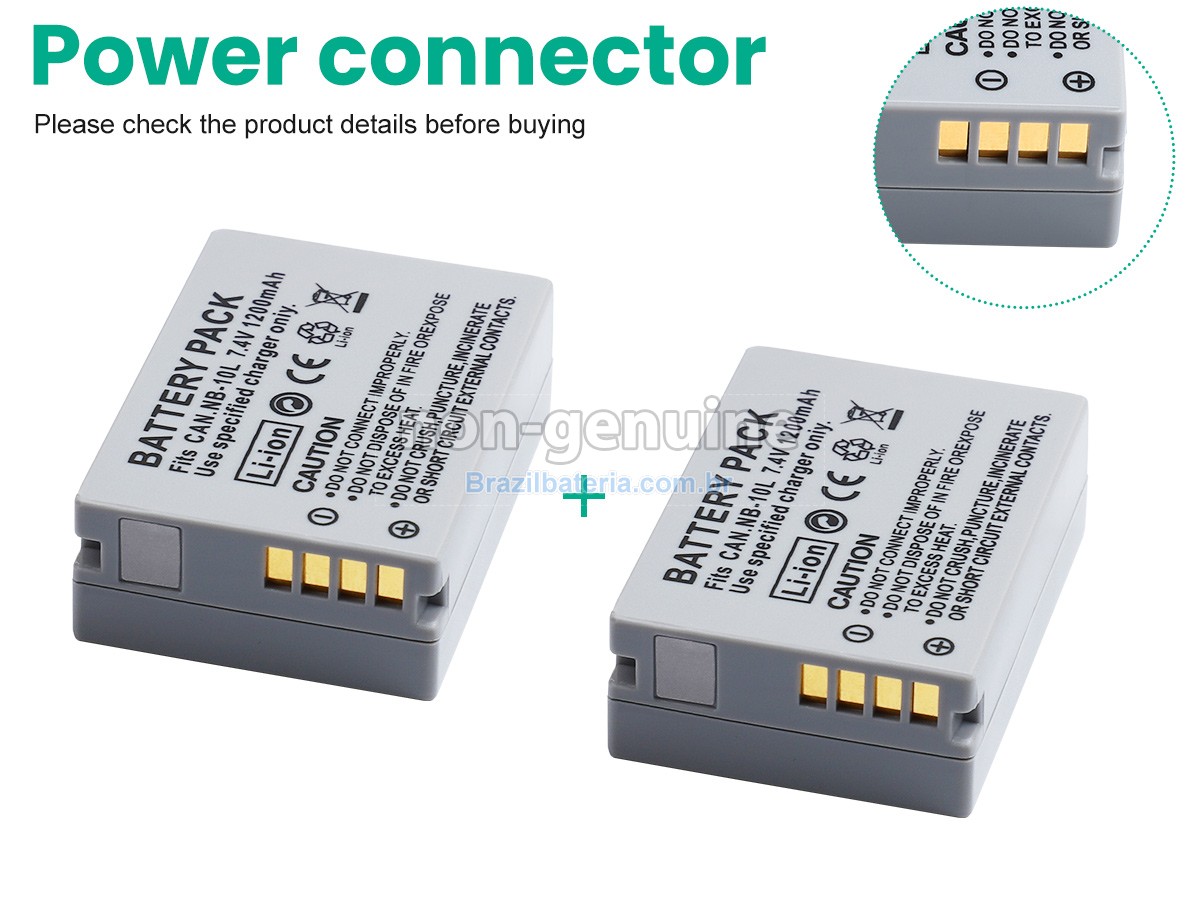 Bateria para Canon POWERSHOT G1X