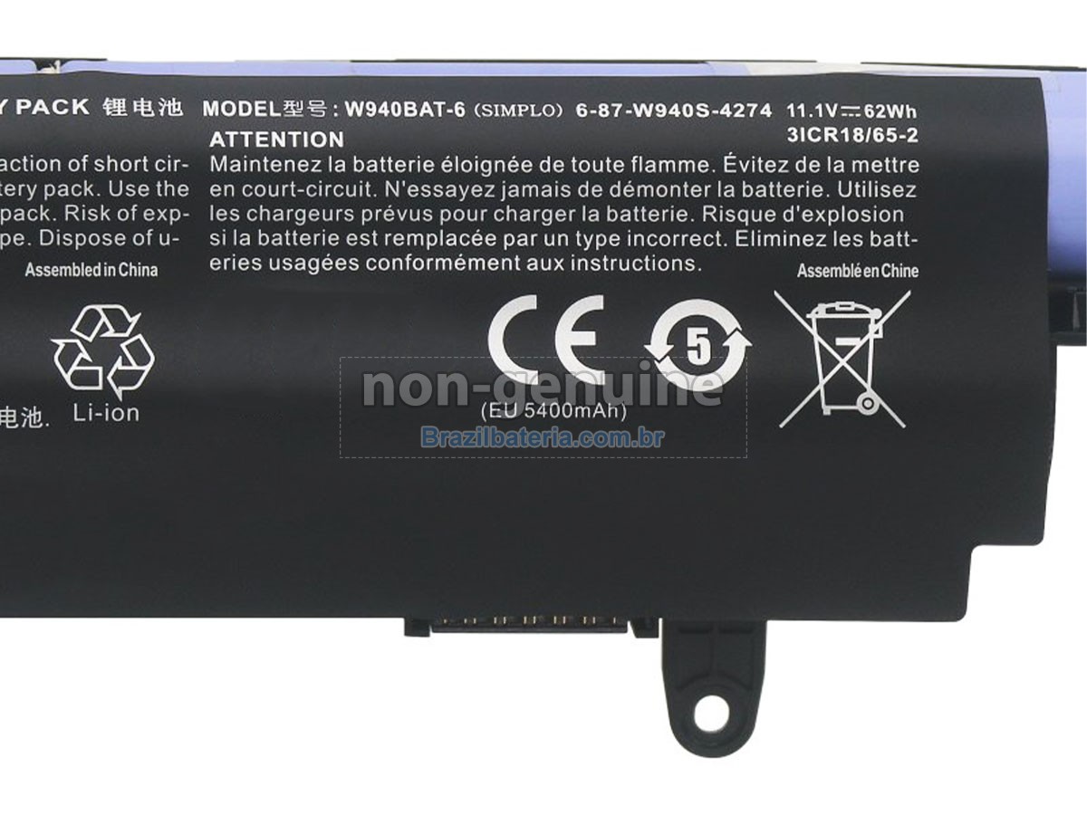 Bateria para Clevo PREMIUM TV XS3210