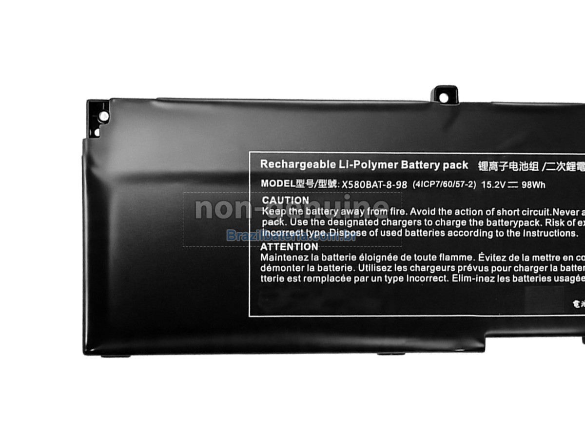Bateria para Clevo 6-87-X580S-94J00