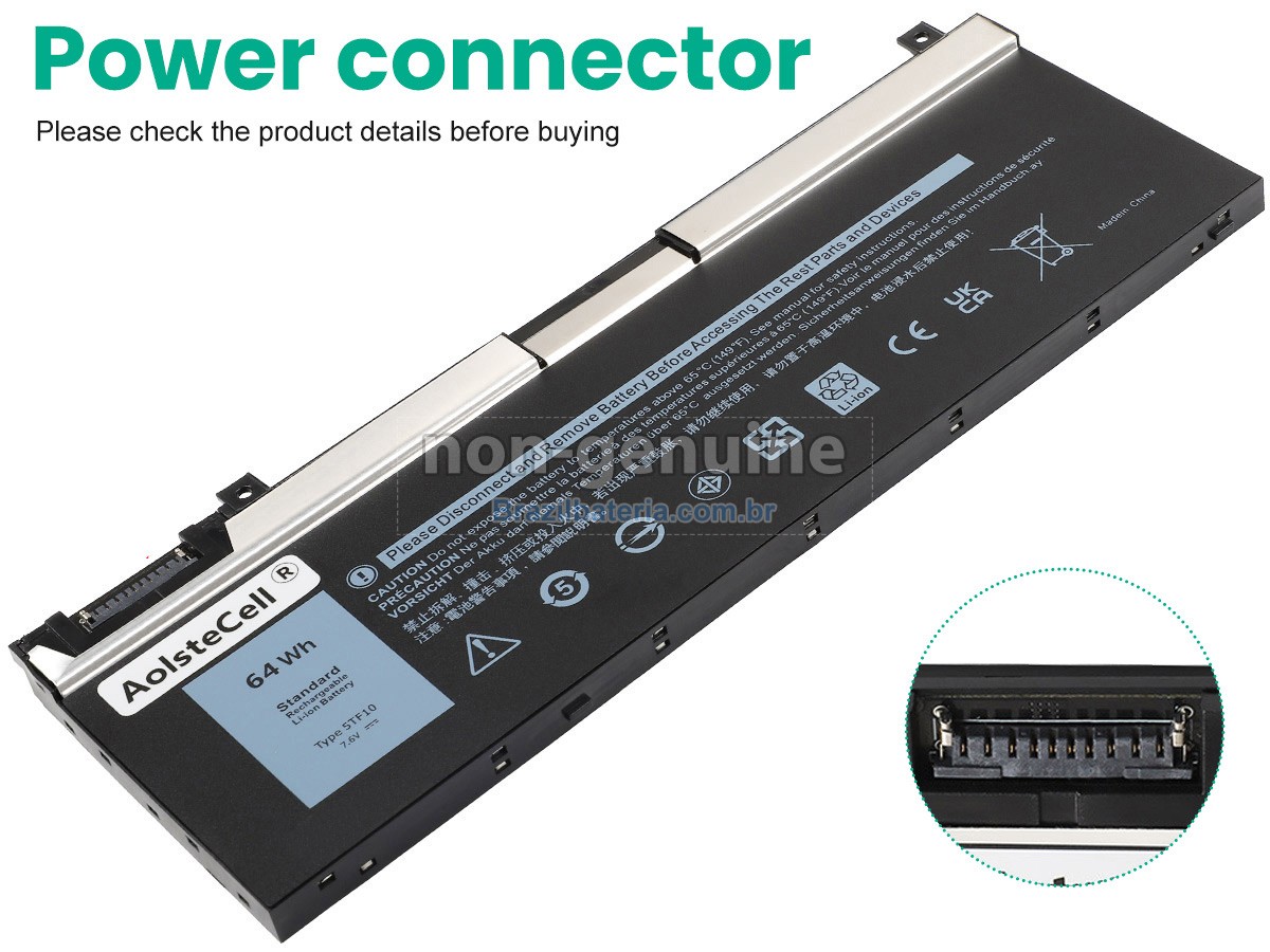 Bateria para Dell H6K6V