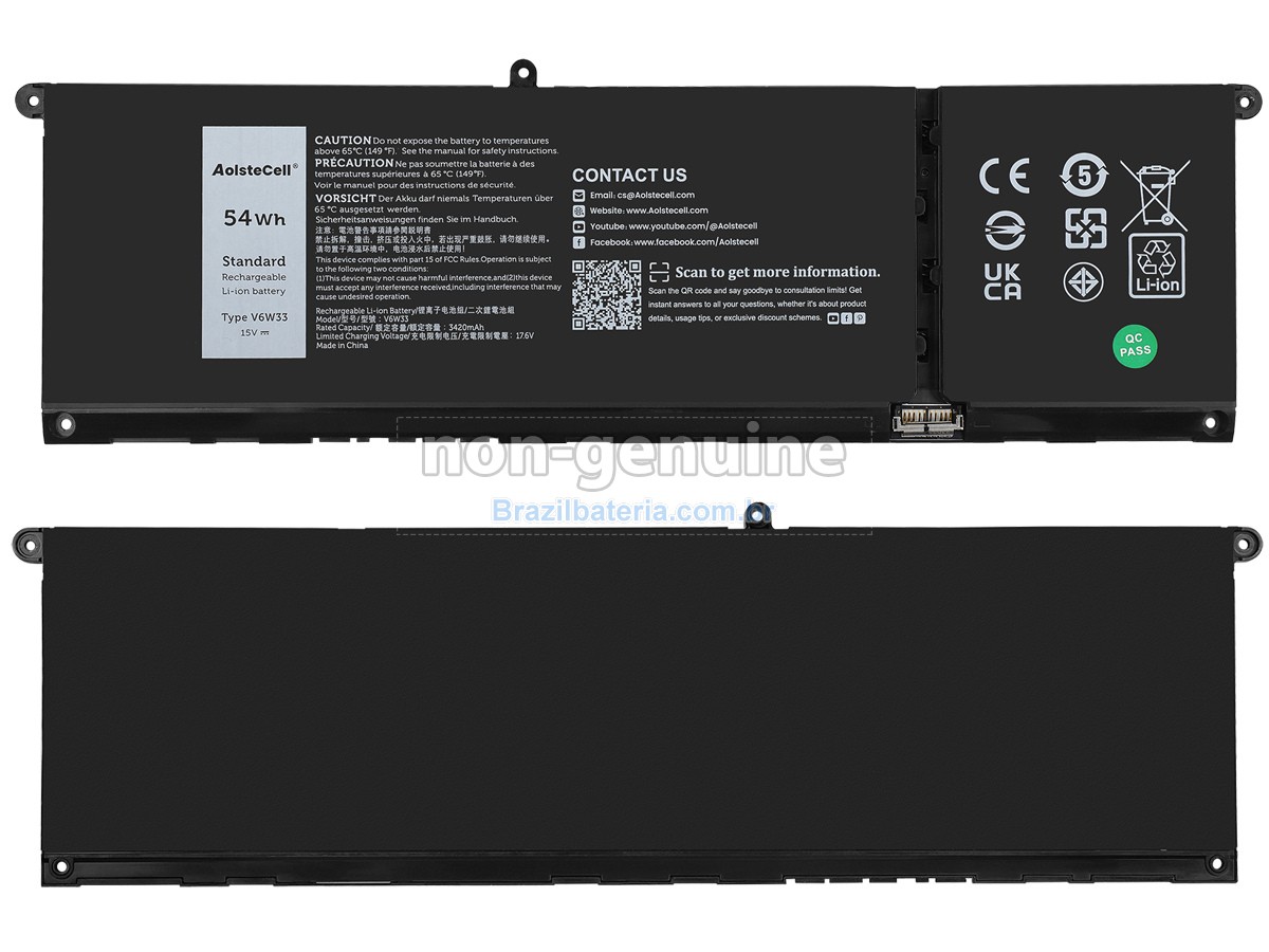 Bateria para Dell P106F