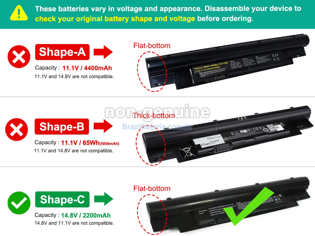 Bateria para Dell Inspiron N411Z