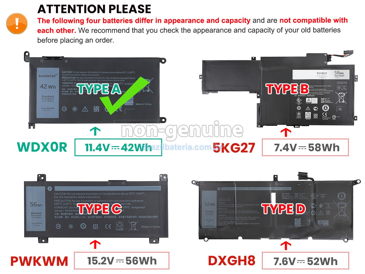 Bateria para Dell Inspiron 14 7000