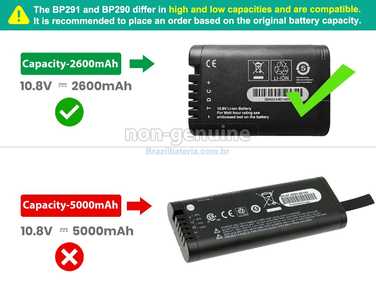 Bateria para FLUKE BP291