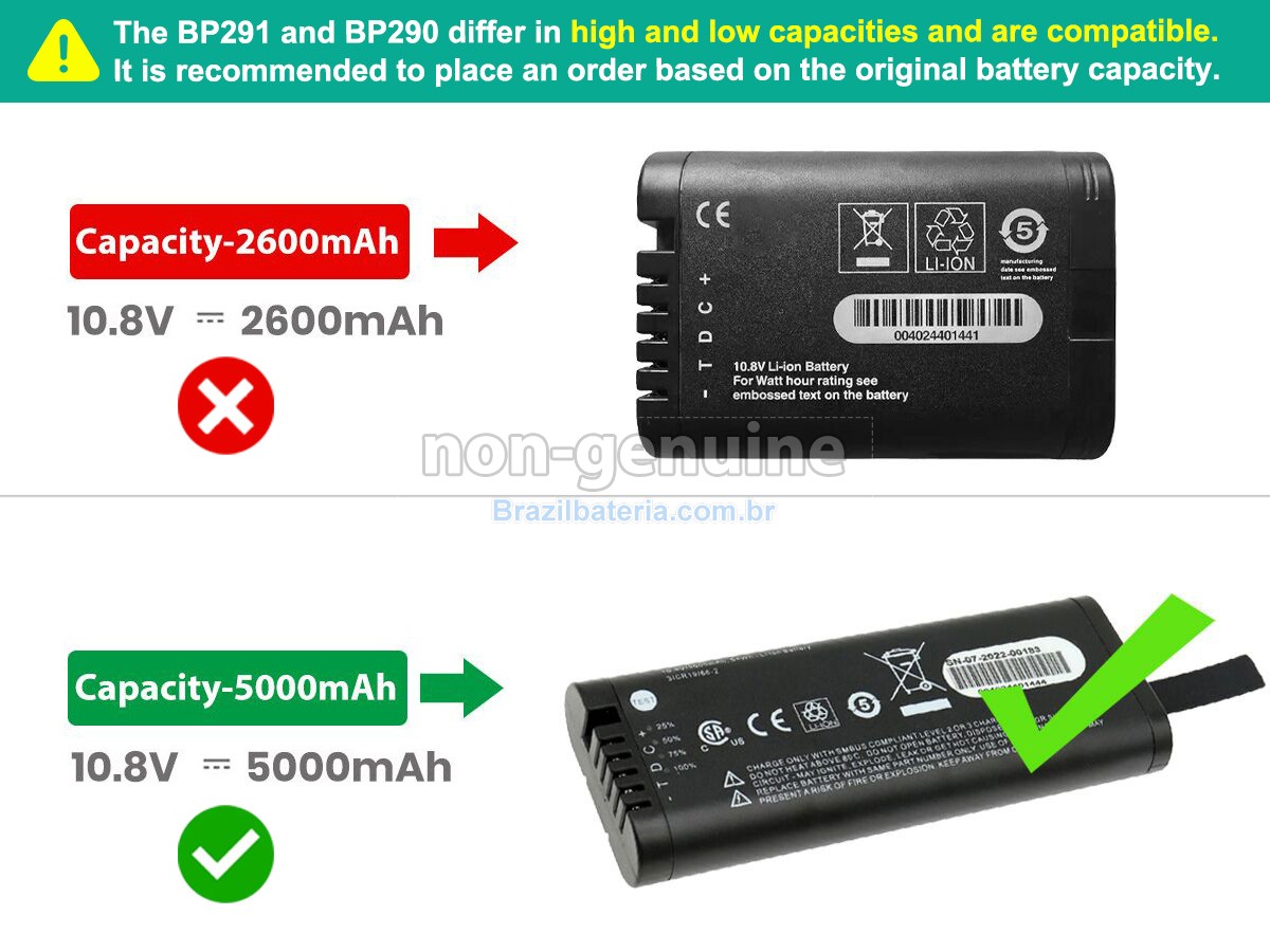 Bateria para FLUKE BP291