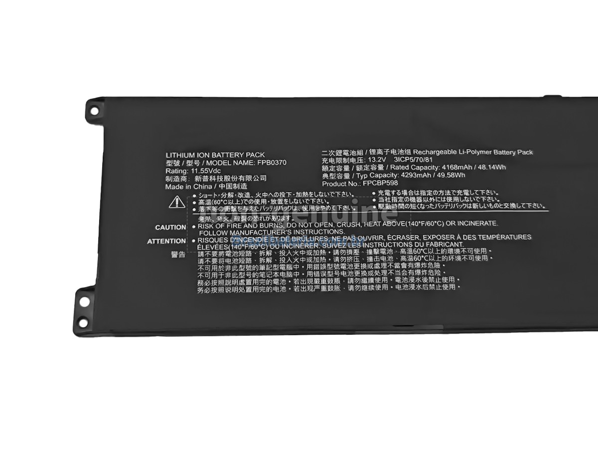 Bateria para Fujitsu CP829150-02