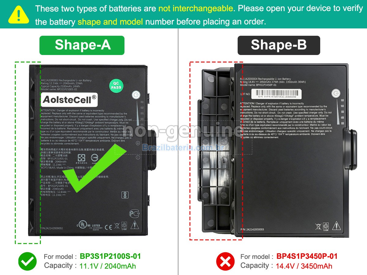 Bateria para Getac K120
