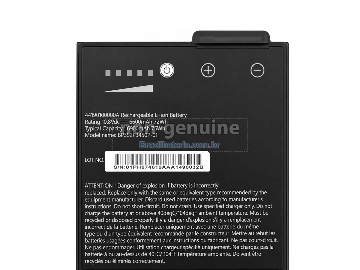 Bateria para Getac BP3S2P3450P-01