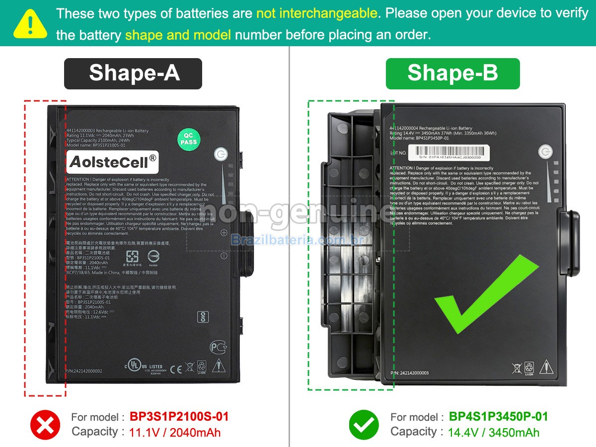 Bateria para Getac K120