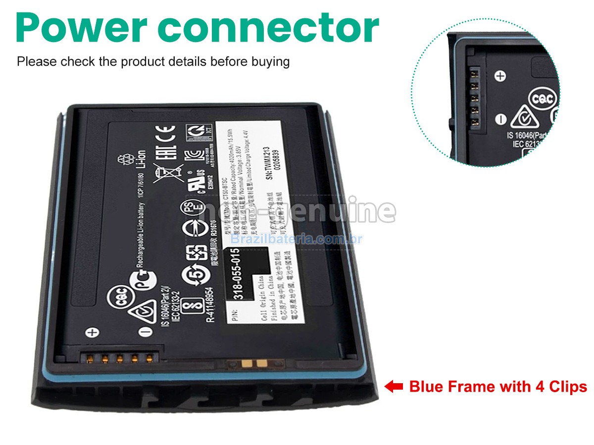 Bateria para Honeywell CT60