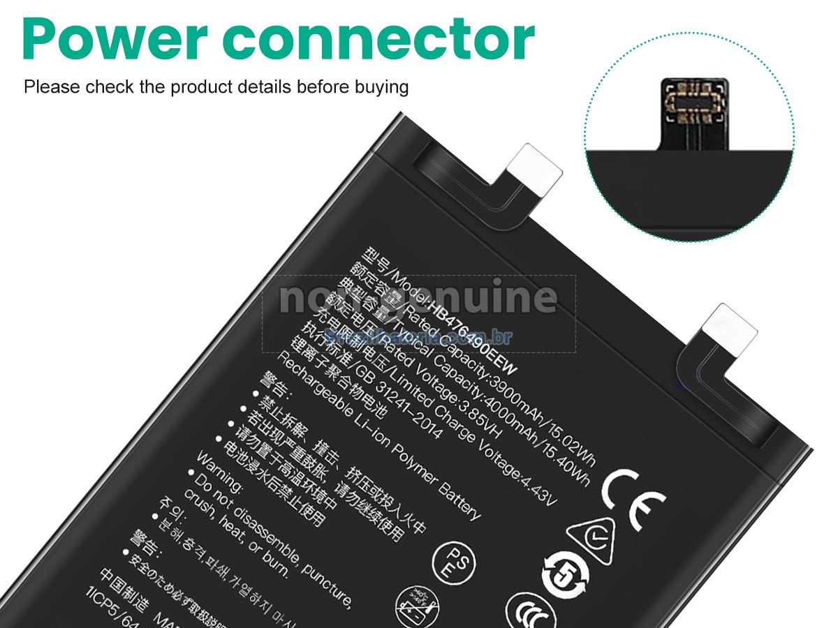 Bateria para Honor HB476490EEW