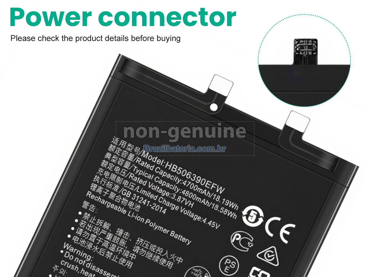 Bateria para Honor HB506390EFW