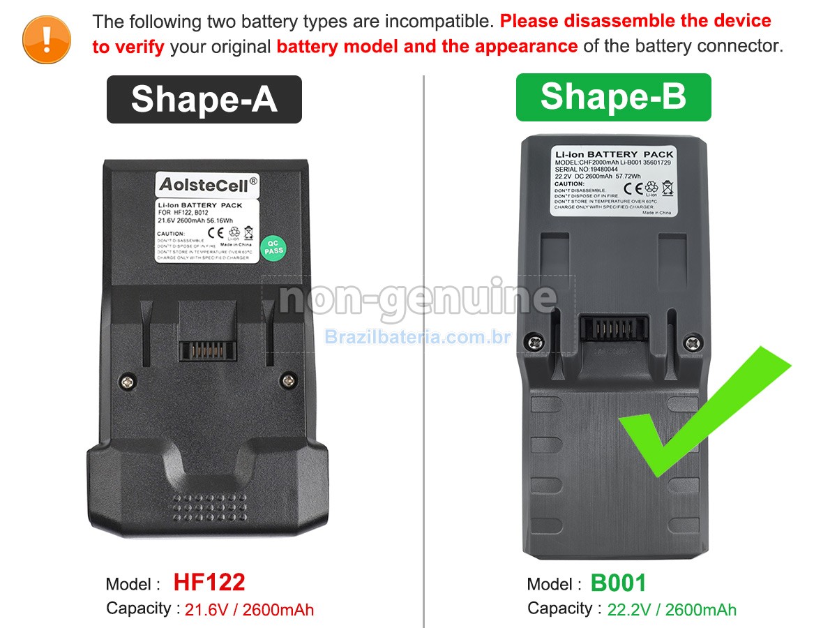 Bateria para Hoover 35601729