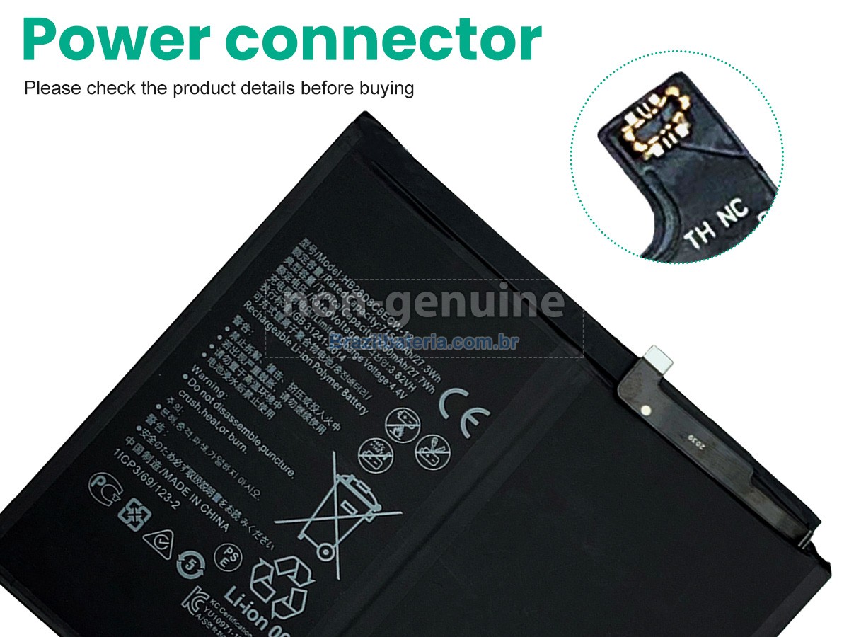 Bateria para Huawei MATEPAD 10.4 2020