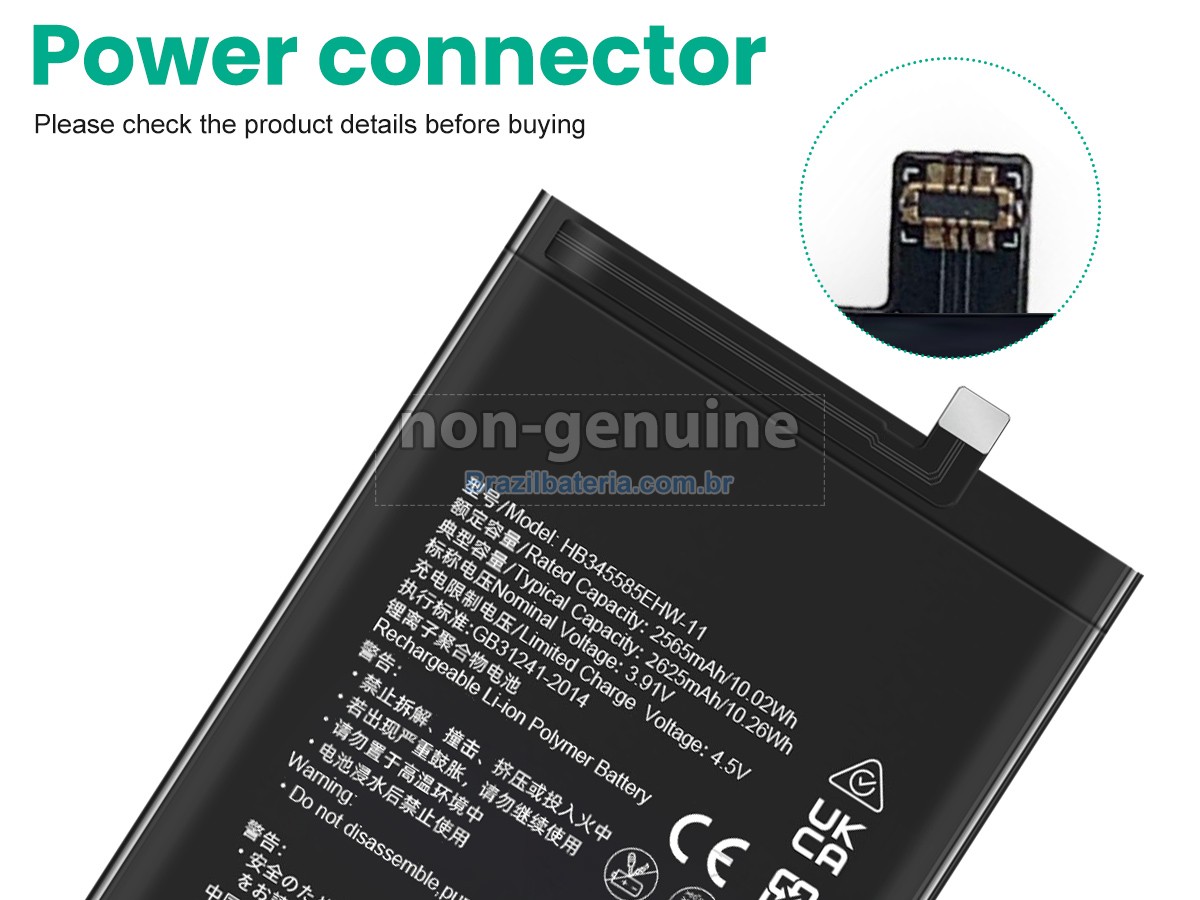 Bateria para Huawei MATE X3