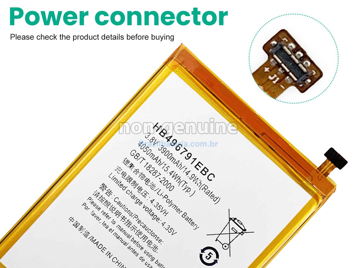 Bateria para Huawei HB496791EBC