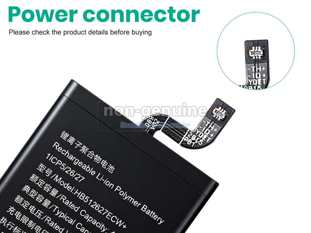 Bateria para Huawei HB512627ECW+