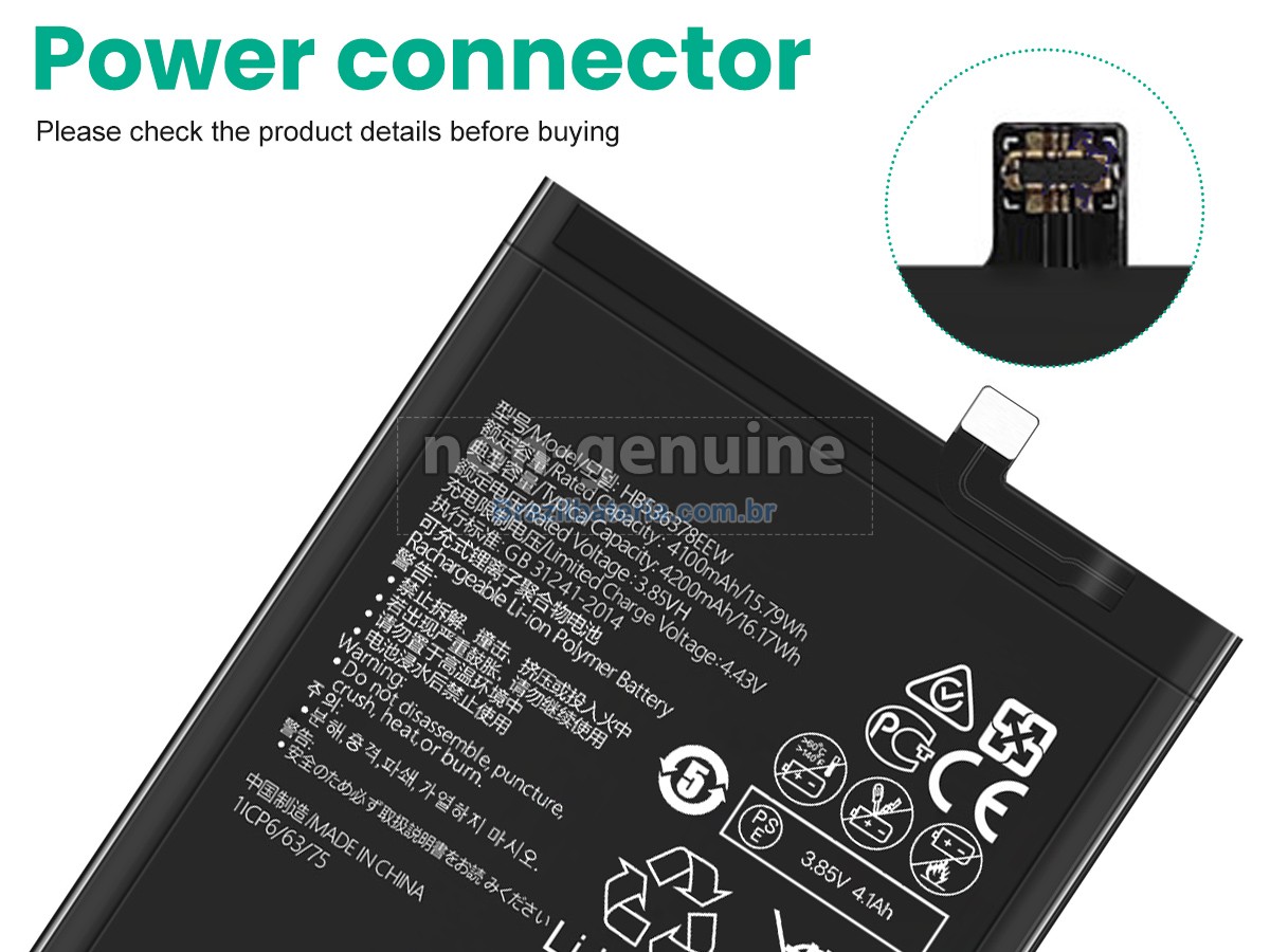 Bateria para Huawei HB536378EEW