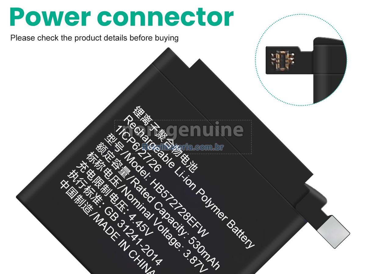 Bateria para Huawei GT3 PRO 46MM ODN-B19