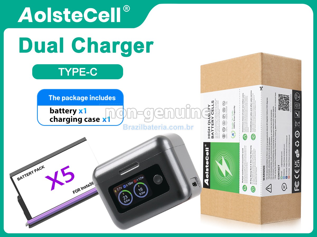 Bateria para Insta360 JH-X5