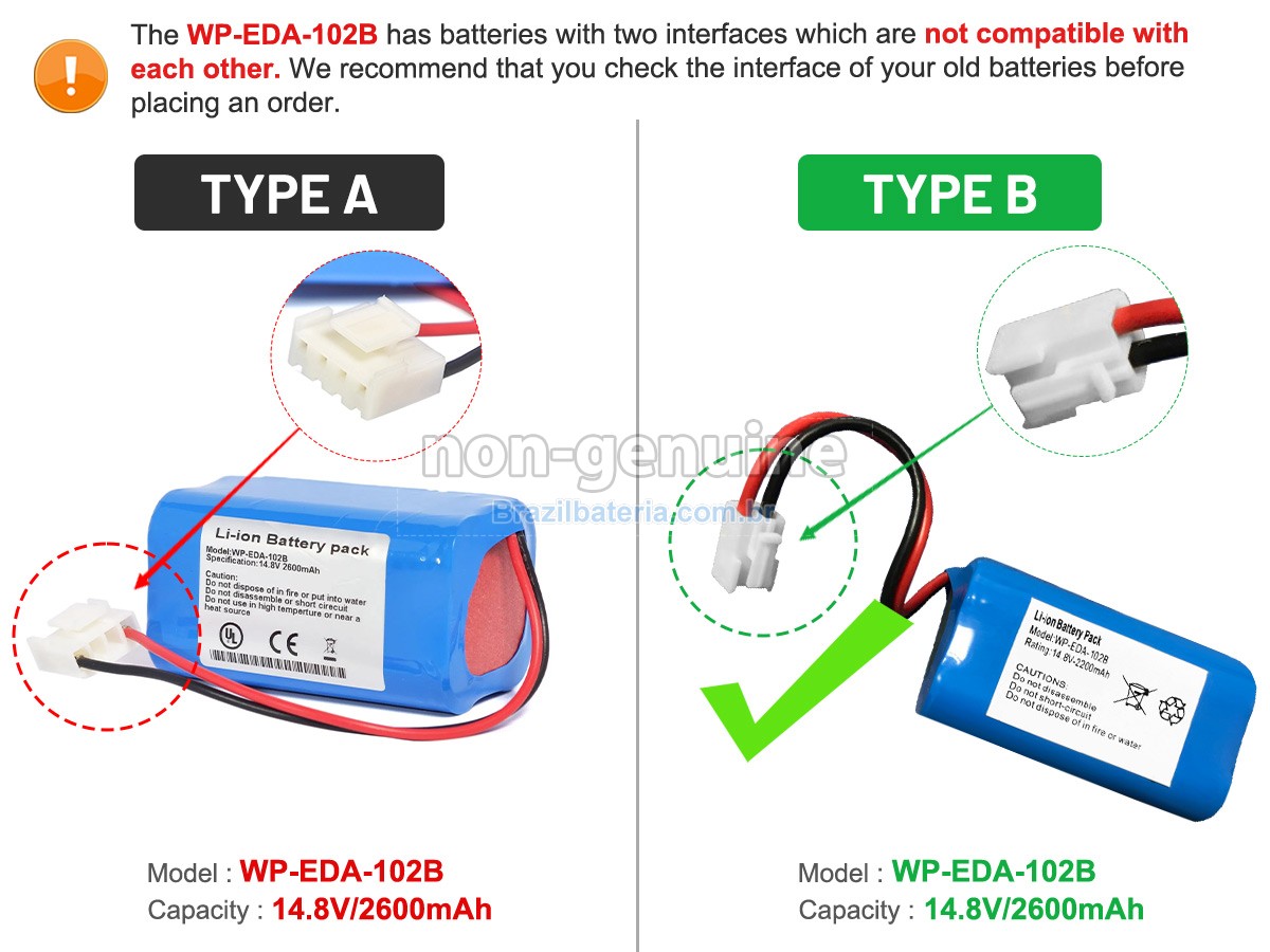 Bateria para KADEY YASEN ECG-903A