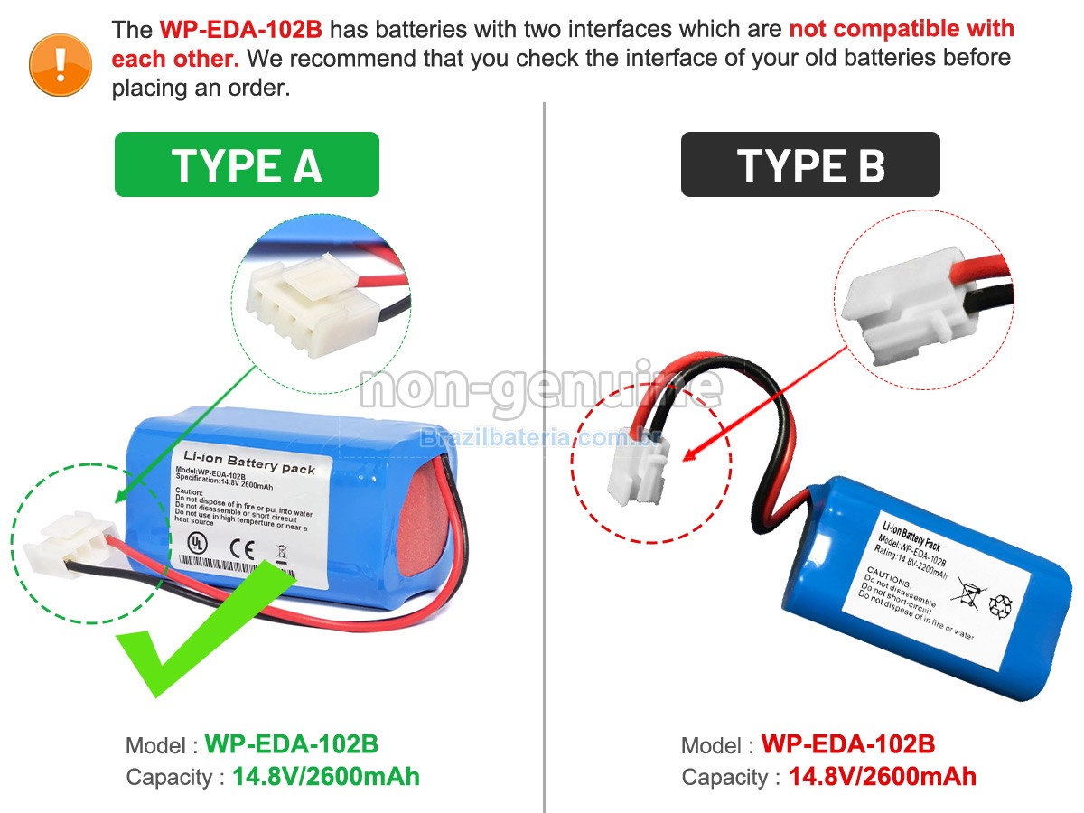 Bateria para KADEY YASEN ECG-903A
