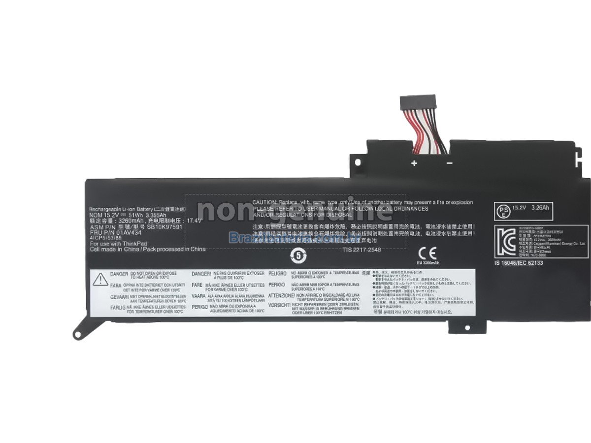 Bateria para Lenovo ThinkPad YOGA 260-20GS0004US