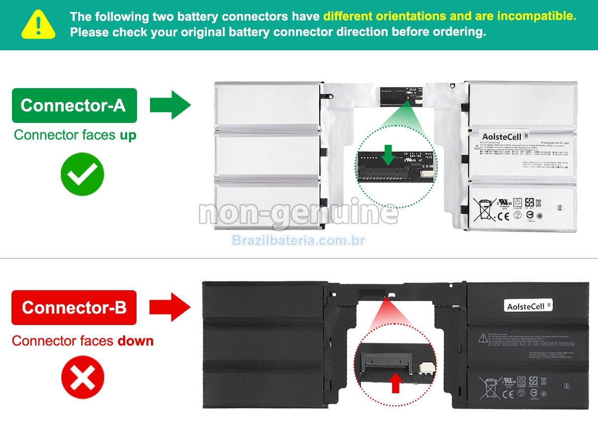 Bateria para Microsoft Surface BOOK2 KEYBOARD