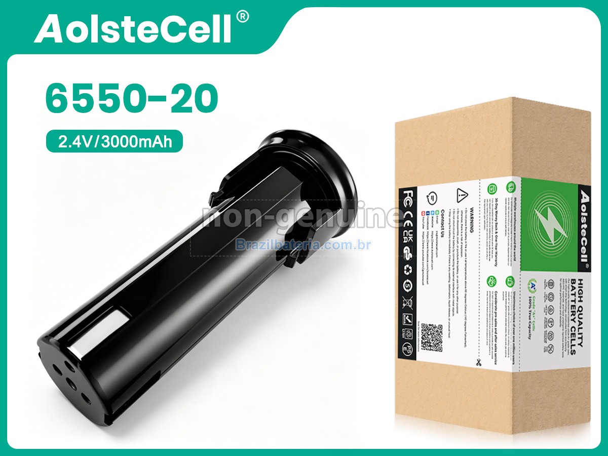 Bateria para Milwaukee 2_4V-6550-20