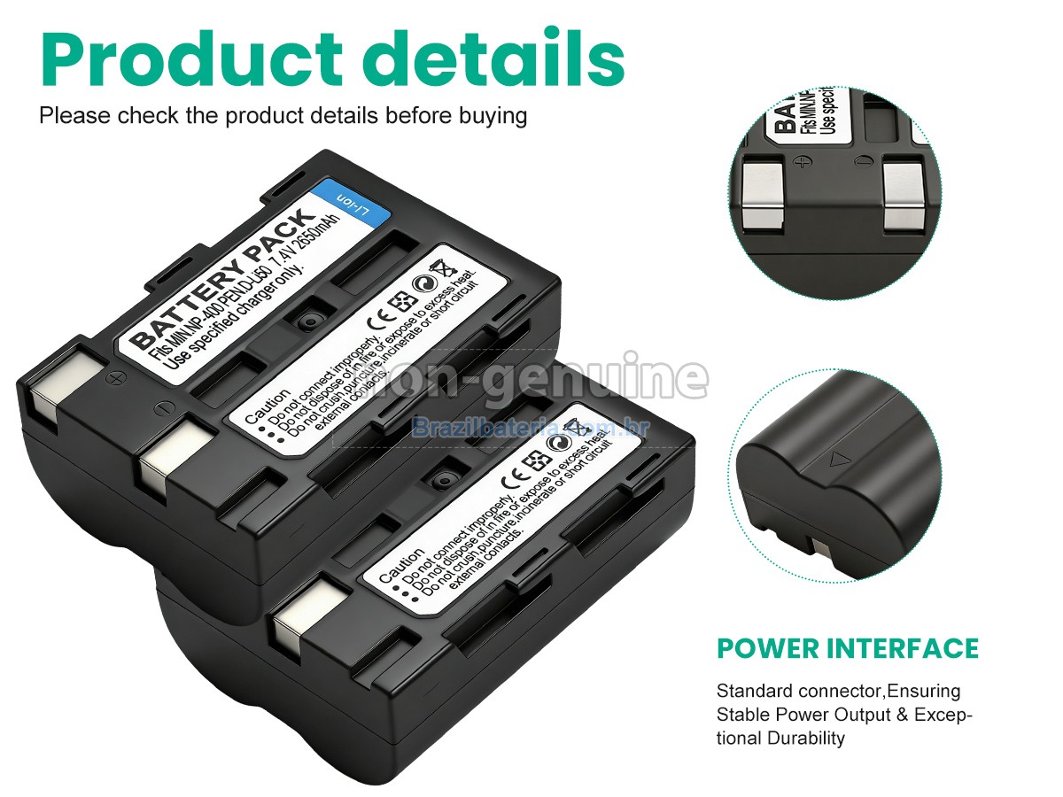 Bateria para Minolta DIMAGE A2
