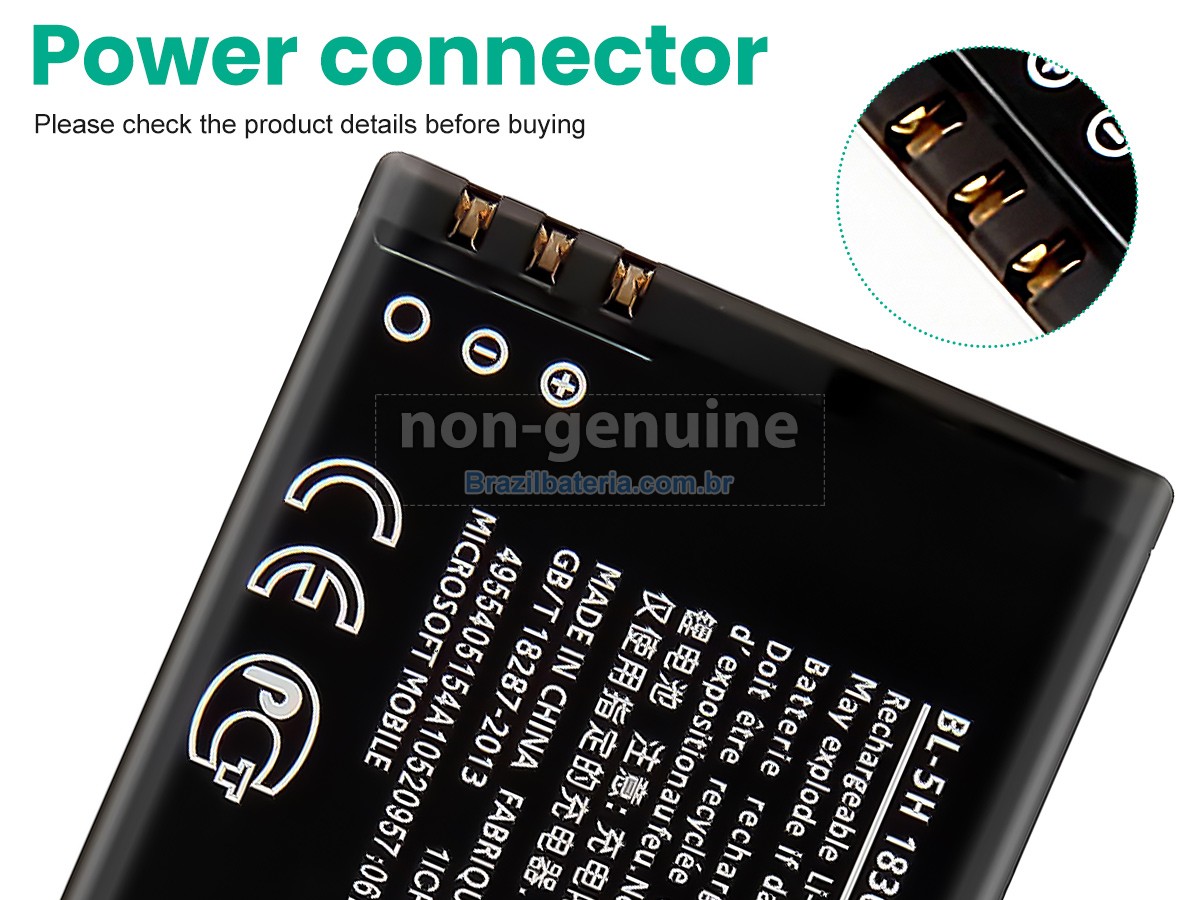 Bateria para Nokia RM-974