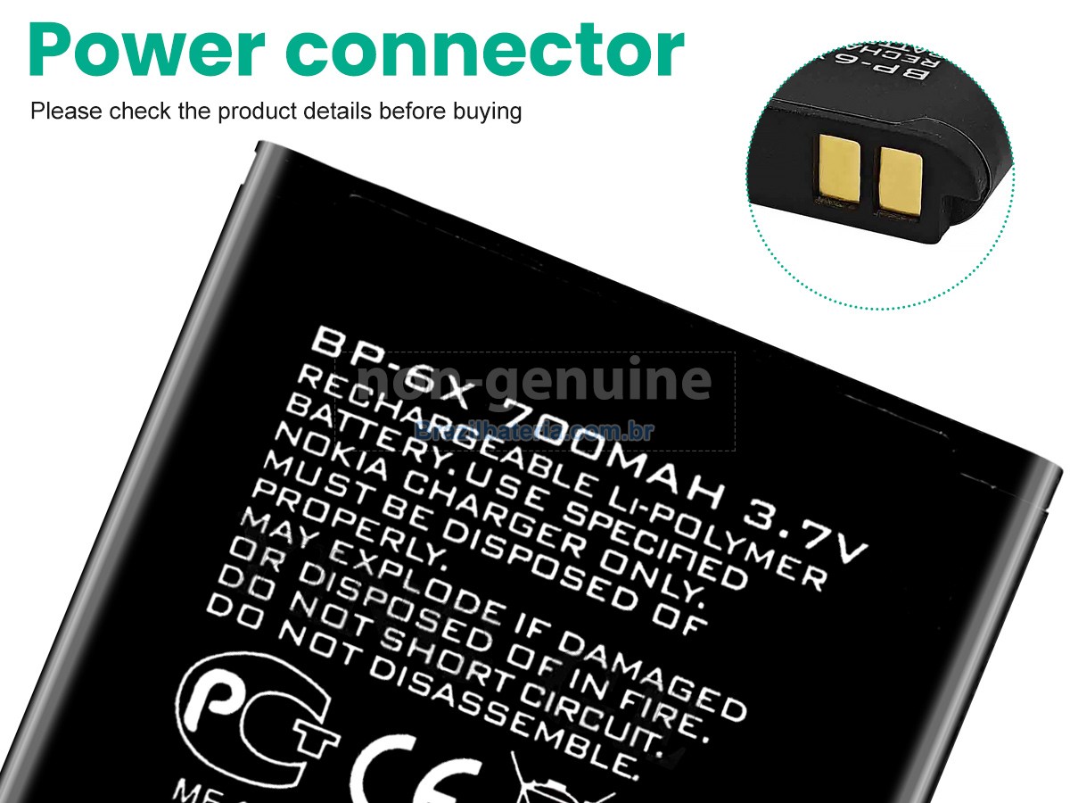 Bateria para Nokia 8800D