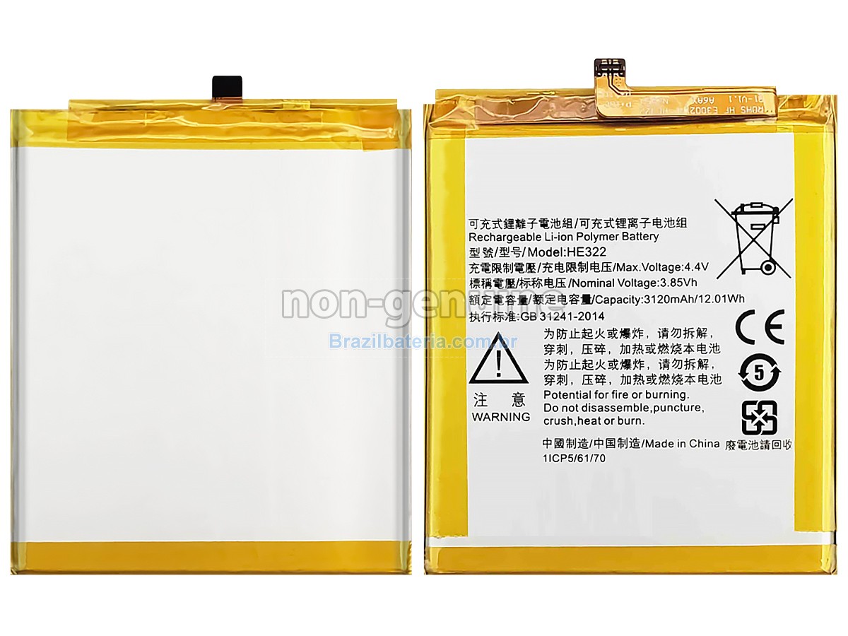 Bateria para Nokia HE322