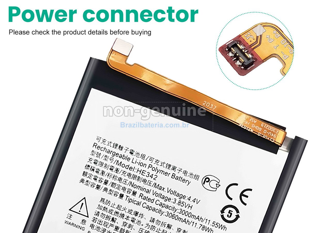 Bateria para Nokia HE342